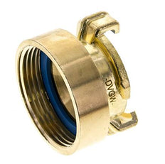 acoplamiento de latón para manguera de jardín GEKA de 1 1/2'' hembra KTW