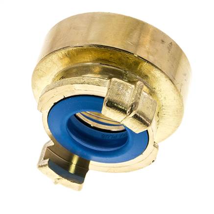 acoplamiento de latón para manguera de jardín GEKA de 1 1/2'' hembra KTW