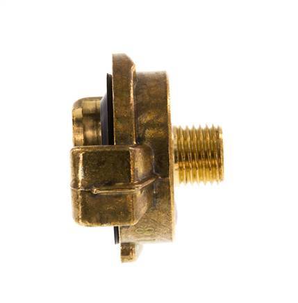 1/4'' Male GEKA Garden Hose Brass Coupling [2 Pieces]
