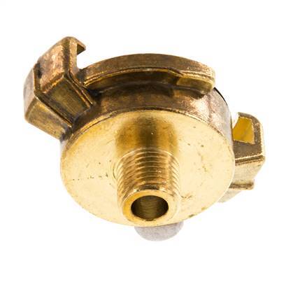 1/4'' Male GEKA Garden Hose Brass Coupling [2 Pieces]