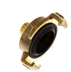 1/4'' Male GEKA Garden Hose Brass Coupling [2 Pieces]