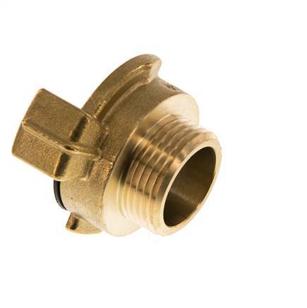 3/4'' Male GEKA Garden Hose Brass Coupling [2 Pieces]