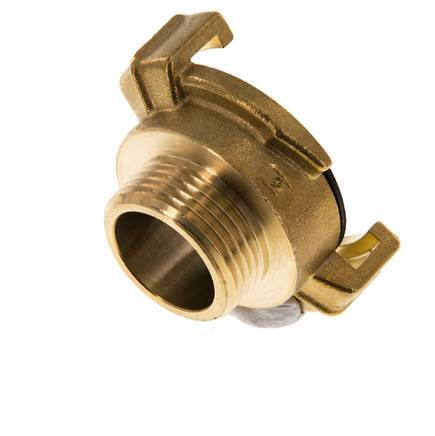 3/4'' Male GEKA Garden Hose Brass Coupling [2 Pieces]