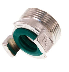 acoplamiento de acero inoxidable para manguera de jardín GEKA de 1 1/4'' macho
