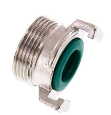 acoplamiento de acero inoxidable para manguera de jardín GEKA de 1 1/4'' macho