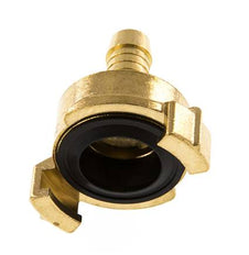 acoplamiento de latón para manguera GEKA de 13 mm (1/2'') Giratorio cuando se desacopla