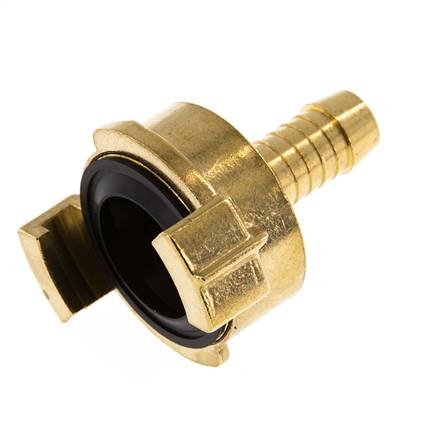 acoplamiento de latón para manguera GEKA de 13 mm (1/2'') Giratorio cuando se desacopla