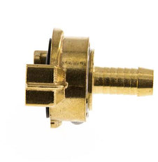 acoplamiento de latón para manguera GEKA de 13 mm (1/2'') Giratorio cuando se desacopla
