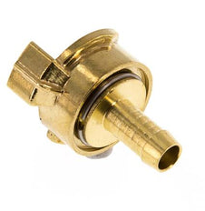 acoplamiento de latón para manguera GEKA de 13 mm (1/2'') Giratorio cuando se desacopla