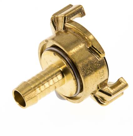 acoplamiento de latón para manguera GEKA de 13 mm (1/2'') Giratorio cuando se desacopla