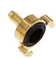 acoplamiento de latón para manguera GEKA de 13 mm (1/2'') Giratorio cuando se desacopla