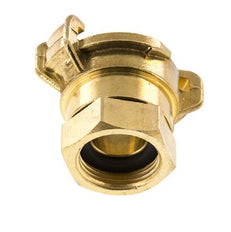 acoplamiento de latón para manguera de jardín GEKA hembra de 3/4" giratorio