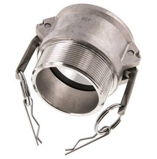 Camlock DN 60 (2 1/2'') Stainless Steel Coupling R 2 1/2'' Male Thread Type B MIL-C-27487