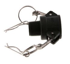 Camlock DN 20 (3/4'') Polypropylene Coupling R 3/4'' Male Thread Type B MIL-C-27487