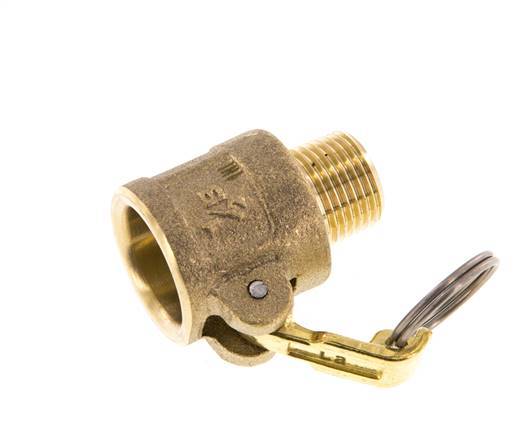 Camlock DN 15 (1/2'') Brass Coupling R 1/2'' Male Thread Type B MIL-C-27487