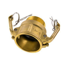 Camlock DN 40 (1 1/2'') Brass Coupling R 1 1/2'' Male Thread Type B MIL-C-27487