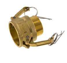 Camlock DN 40 (1 1/2'') Brass Coupling R 1 1/2'' Male Thread Type B MIL-C-27487