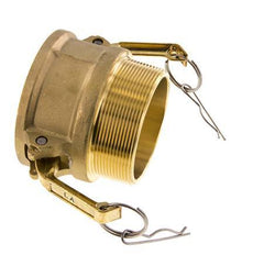 Camlock DN 75 (3'') Brass Coupling R 3'' Male Thread Type B MIL-C-27487