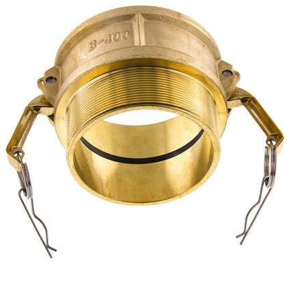 Acoplamiento de latón Camlock DN 140 (6'') R 6'' rosca macho Tipo B MIL-C-27487