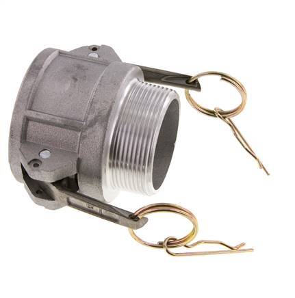 Camlock DN 50 (2'') Aluminium Coupling R 2'' Male Thread Type B MIL-C-27487