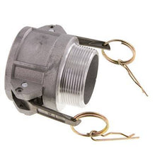 Camlock DN 50 (2'') Aluminium Coupling R 2'' Male Thread Type B MIL-C-27487