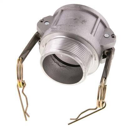 Camlock DN 50 (2'') Aluminium Coupling R 2'' Male Thread Type B MIL-C-27487