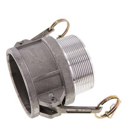 Camlock DN 60 (2 1/2'') Aluminium Coupling R 2 1/2'' Male Thread Type B MIL-C-27487