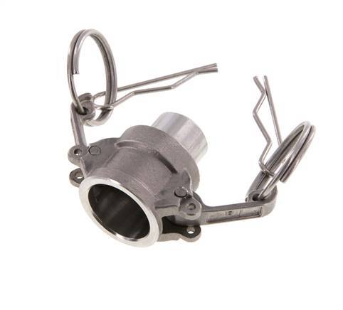 Camlock DN 15 (1/2'') Stainless Steel Coupling Weld End (21.3 mm) Type B (AS) MIL-C-27487