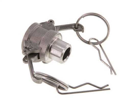 Camlock DN 15 (1/2'') Stainless Steel Coupling Weld End (21.3 mm) Type B (AS) MIL-C-27487