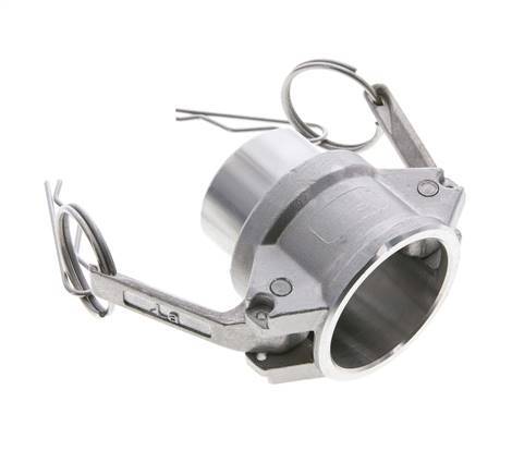 Camlock DN 32 (1 1/4'') Stainless Steel Coupling Weld End (42.4 mm) Type B (AS) MIL-C-27487