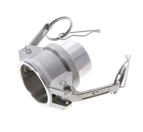 Camlock DN 32 (1 1/4'') Stainless Steel Coupling Weld End (42.4 mm) Type B (AS) MIL-C-27487