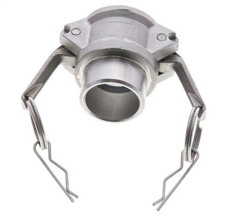 Camlock DN 32 (1 1/4'') Stainless Steel Coupling Weld End (42.4 mm) Type B (AS) MIL-C-27487