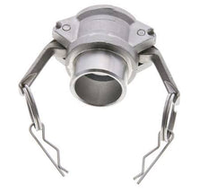 Camlock DN 32 (1 1/4'') Stainless Steel Coupling Weld End (42.4 mm) Type B (AS) MIL-C-27487