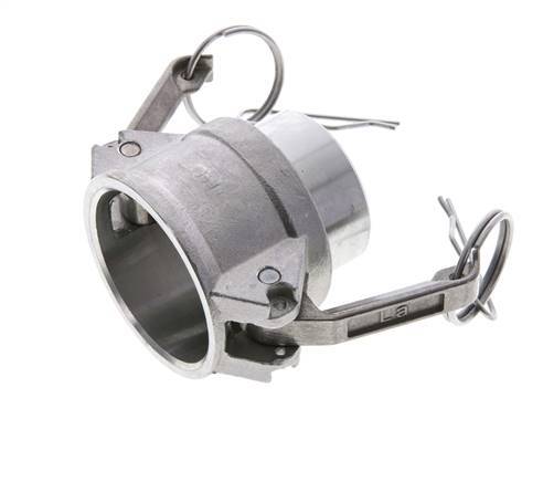 Camlock DN 40 (1 1/2'') Stainless Steel Coupling Weld End (48.3 mm) Type B (AS) MIL-C-27487