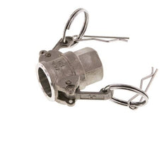 Acoplamiento de acero inoxidable Camlock DN 15 (1/2'') Rp 1/2'' Rosca Hembra Tipo D MIL-C-27487