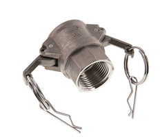 Acoplamiento de acero inoxidable Camlock DN 25 (1'') Rp 1'' Rosca Hembra Tipo D MIL-C-27487
