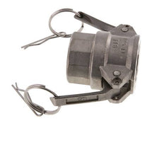 Acoplamiento de acero inoxidable Camlock DN 32 (1 1/4'') Rp 1 1/4'' Rosca Hembra Tipo D MIL-C-27487
