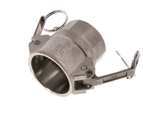 Camlock DN 40 (1 1/2'') Stainless Steel Coupling Rp 1 1/2'' Female Thread Type D MIL-C-27487