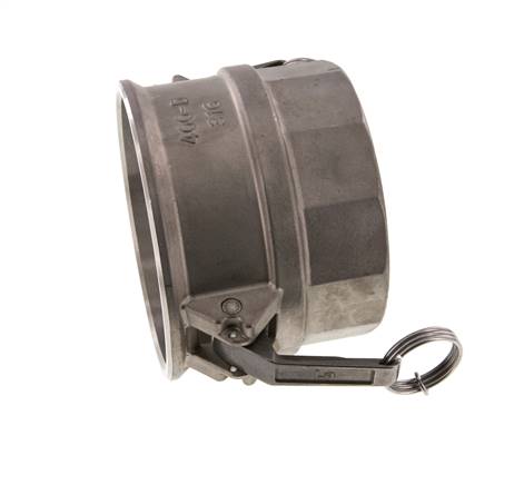 Acoplamiento de acero inoxidable Camlock DN 140 (6'') Rp 6'' Rosca Hembra Tipo D MIL-C-27487