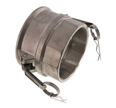 Acoplamiento de acero inoxidable Camlock DN 120 (5'') Rp 5'' Rosca Hembra Tipo D MIL-C-27487