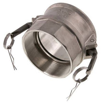 Acoplamiento de acero inoxidable Camlock DN 120 (5'') Rp 5'' Rosca Hembra Tipo D MIL-C-27487