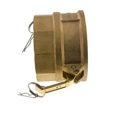 Acoplamiento de latón Camlock DN 120 (5'') Rosca hembra de 5'' Tipo D MIL-C-27487