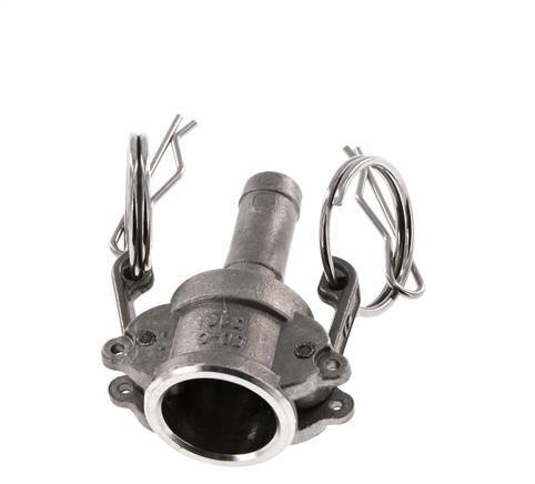 Camlock DN 15 (1/2'') Stainless Steel Coupling Hose Pillar (13 mm) Type C MIL-C-27487