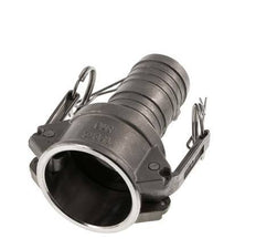 Camlock DN 40 (1 1/2'') Stainless Steel Coupling Hose Pillar (38 mm) Type C MIL-C-27487