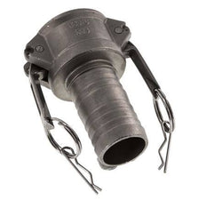 Camlock DN 40 (1 1/2'') Stainless Steel Coupling Hose Pillar (38 mm) Type C MIL-C-27487