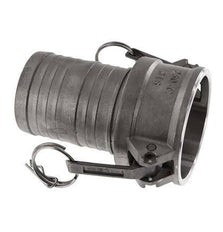 Camlock DN 60 (2 1/2'') Stainless Steel Coupling Hose Pillar (63 mm) Type C MIL-C-27487