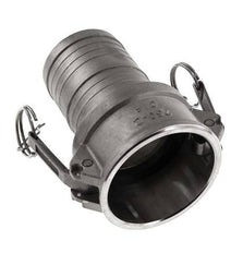 Camlock DN 60 (2 1/2'') Stainless Steel Coupling Hose Pillar (63 mm) Type C MIL-C-27487