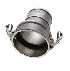 Acoplamiento de acero inoxidable Camlock DN 140 (6'') Pilar de manguera (150 mm) Tipo C MIL-C-27487