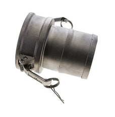 Acoplamiento de acero inoxidable Camlock DN 140 (6'') Pilar de manguera (150 mm) Tipo C MIL-C-27487