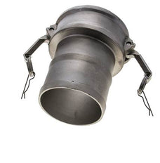 Acoplamiento de acero inoxidable Camlock DN 120 (5'') Pilar de manguera (127 mm) Tipo C MIL-C-27487